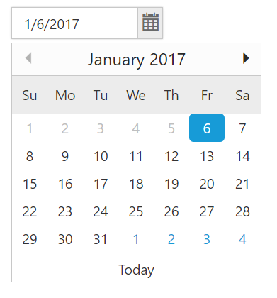 jsp datepicker example code